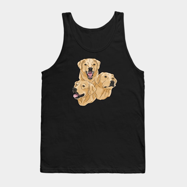 Labrador Retriever Heads Tank Top by ImaginativeWild